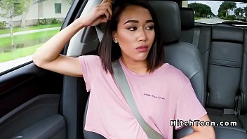 Black Wife Fucking In Car - Big Dick And Petite Azan Pussy In The Back Seat Of A Car ...